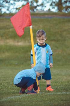 Kids at penalty corner - Little Dribblers