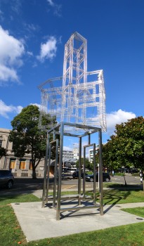 'Ghost Tower' sculpture
