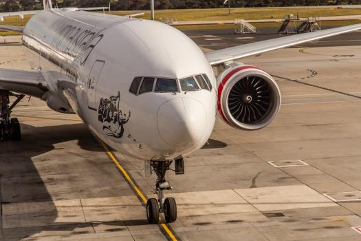 Virgin Australia aircraft turbine
