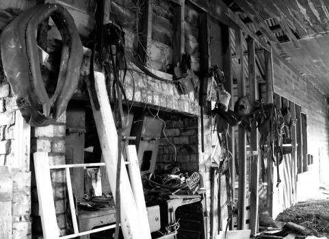 saddlery in an old house