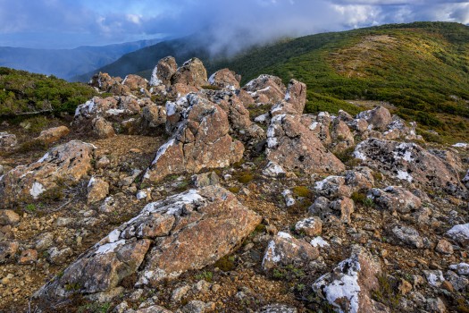 Rocks, Bull Mound, Tararua Range