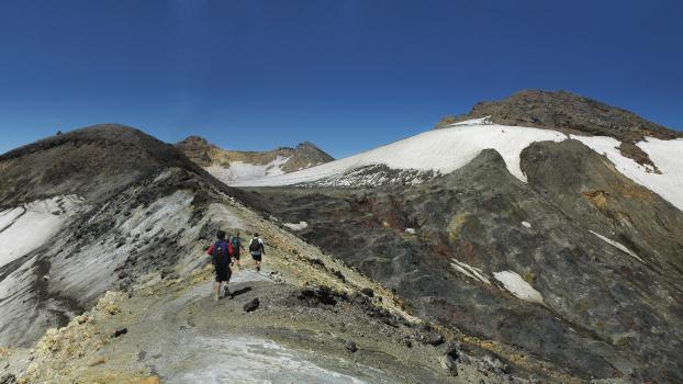 Mount Ruapehu summit plateau