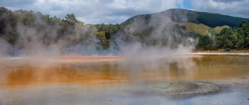 Wai-o-tapu geothermal reserve