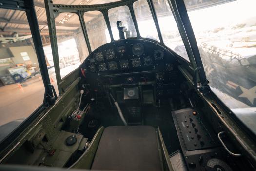 Grumman Avenger's cockpit