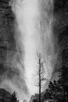 Waterfall in Black and white