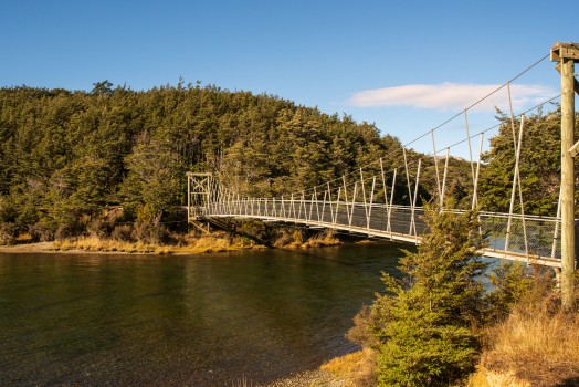 The bridge. South Lake Mavora