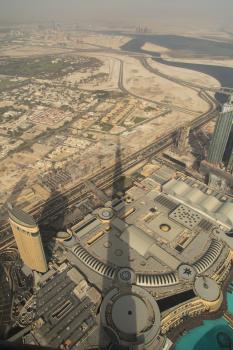 Burj Khalifa shadow and views