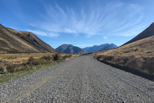 Rural gravel road