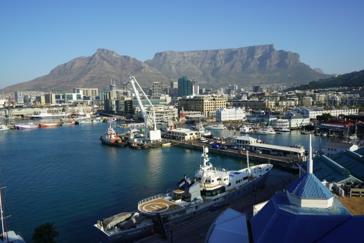 V and A waterfront and Table Mountain