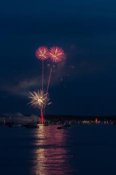 Fireworks over Lake