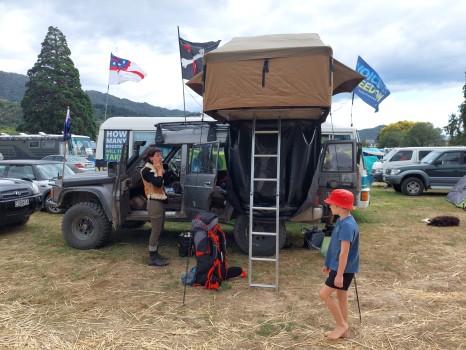 Convoy 2022 Picton Protest Camper