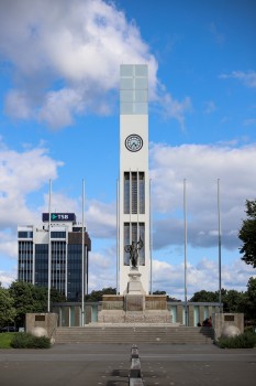 Cenotaph War Memorial with clock tower