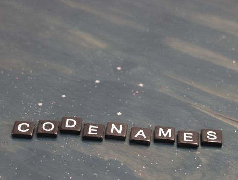 Codenames in word puzzles