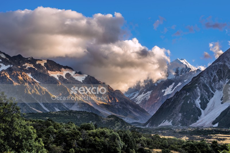 Mount Cook viewed from the Hermitage