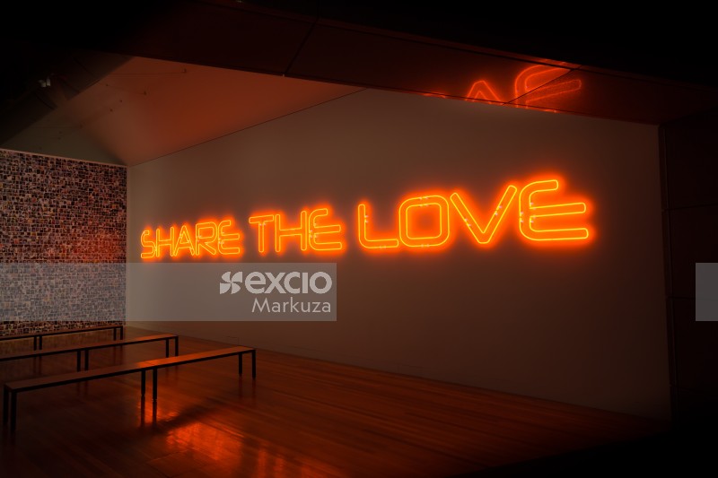 Share the love neon sign