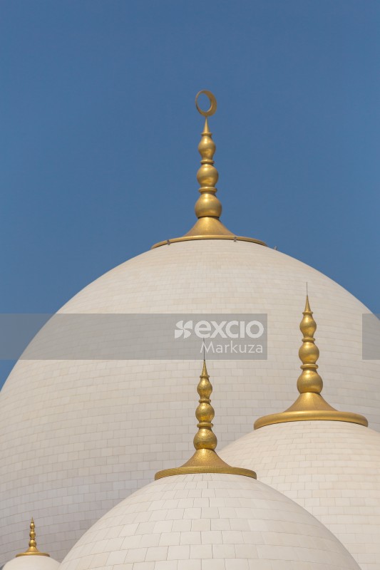 Sheik Zayed Grand Mosque's star and crescent