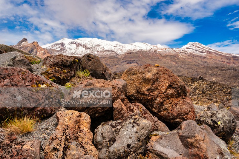 Volcanic terrain at Mt Ruapehu