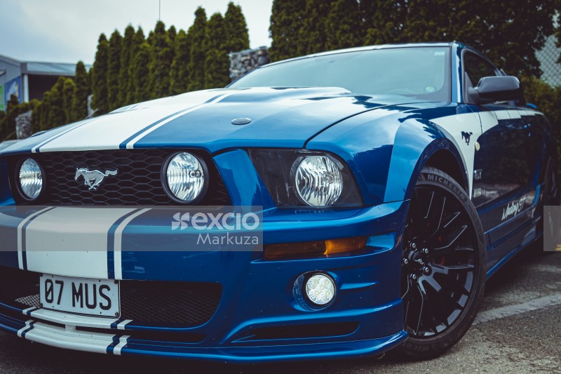 Ford Mustang's massive front bumper