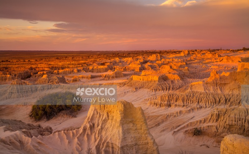 Sunset Colours At Mungo NP.