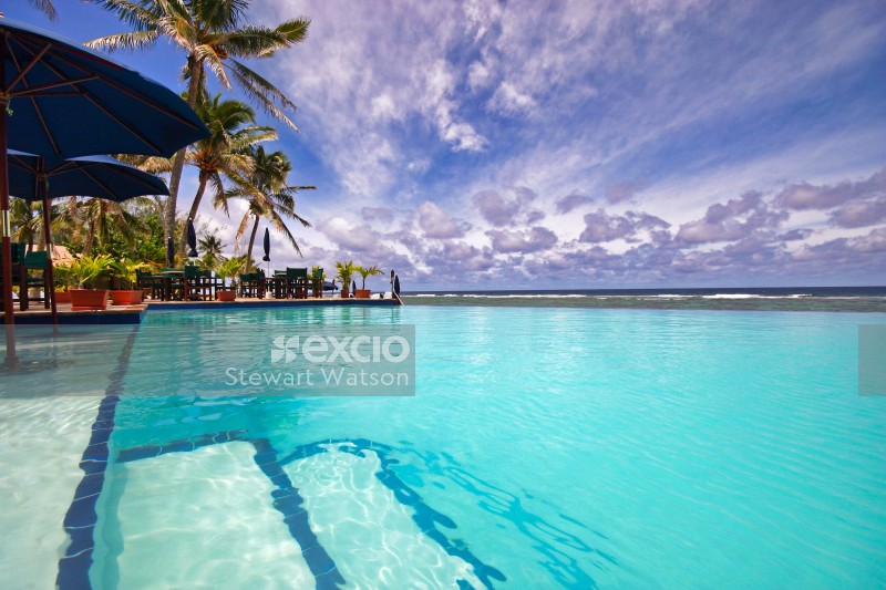 Fijian resort swimming pool