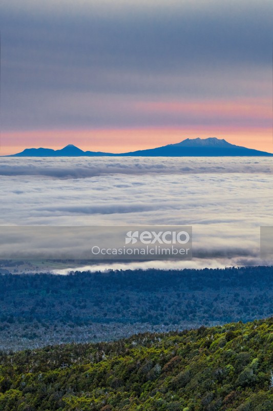 Mounts Tongariro, Ngauruhoe and Ruapehu