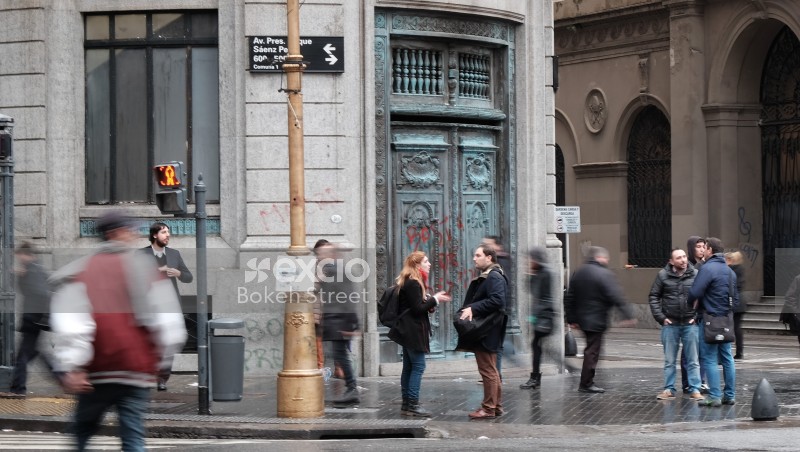 Downtown streets Buenos Aires