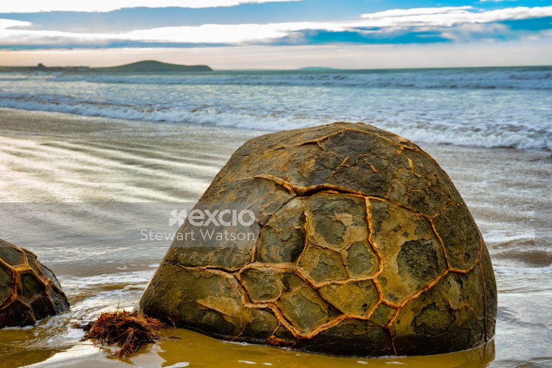 Giant Moeraki boulder