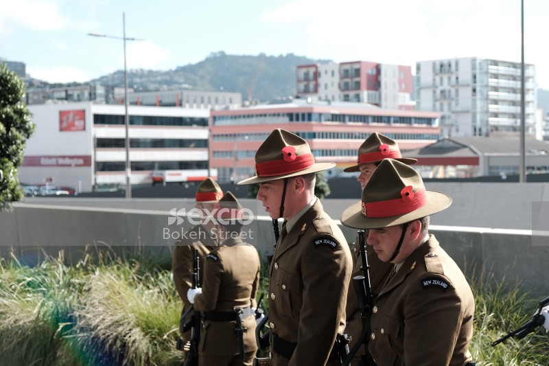 Couple of young soldiers on Anzac Day 2017