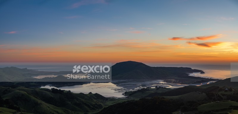 Dawn over Otago Harbour