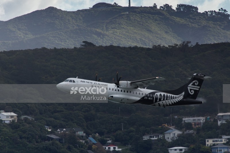 AIR New Zealand plane turbo-props