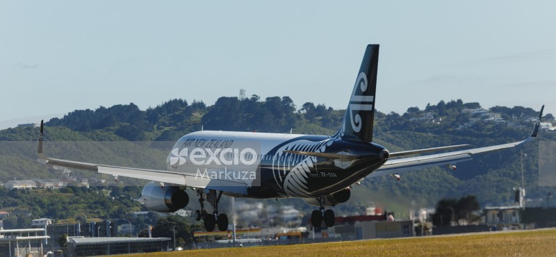 AIR New Zealand airliner takeoff
