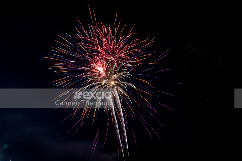 Multicoulored Fireworks 