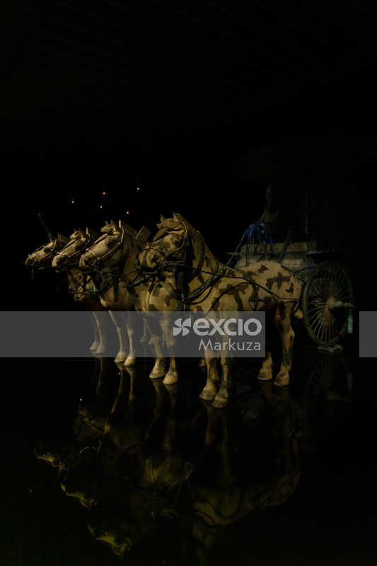 Terracotta war horses