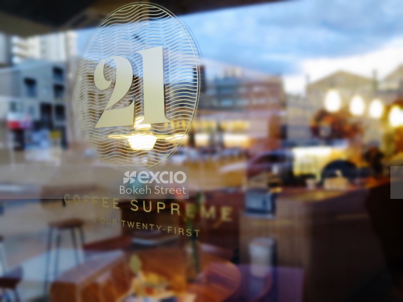 Reflection Coffee Supreme 21 shop sign