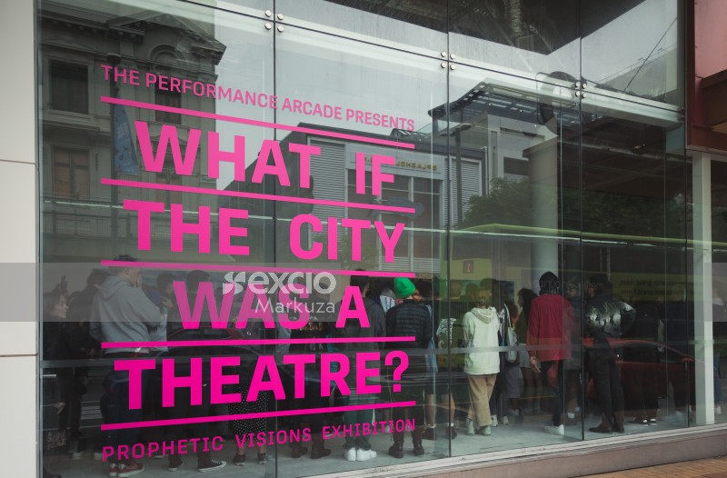 What if the city was a theatre sticker on glass