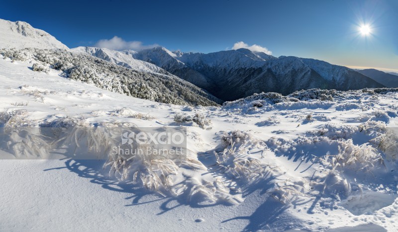 Snow on Tararua Ranges