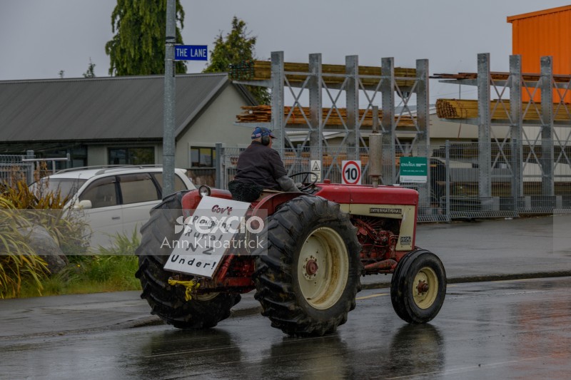 Tractor at groundswell protest