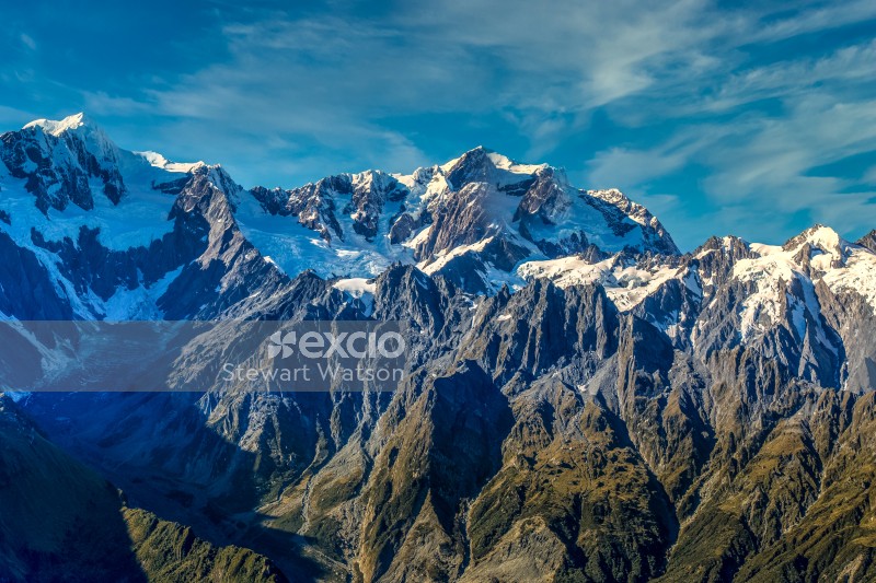 Dramatic slopes of the Southern Alps
