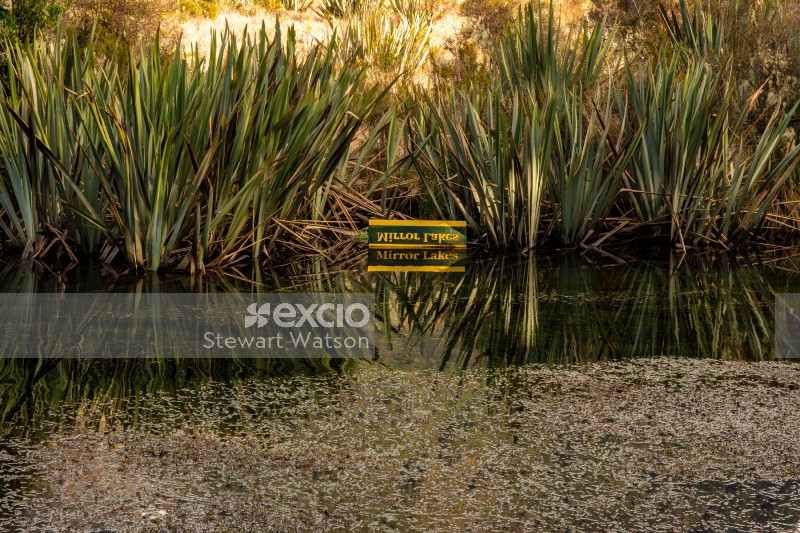 Mirror lake sign