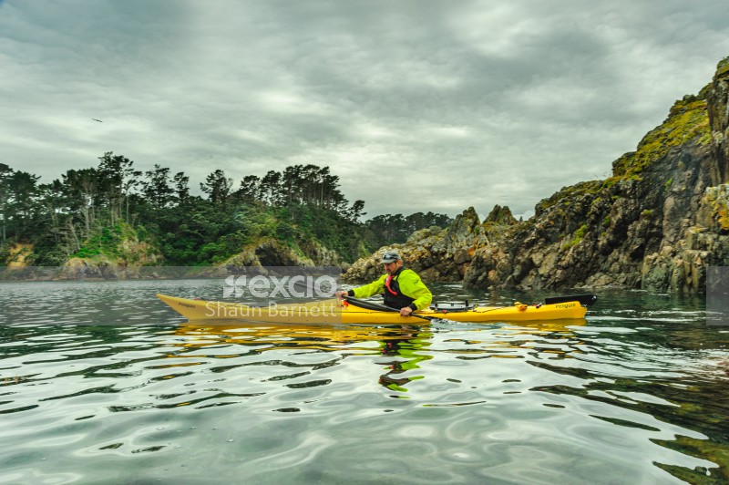 Sea kayaking, Motutara Island