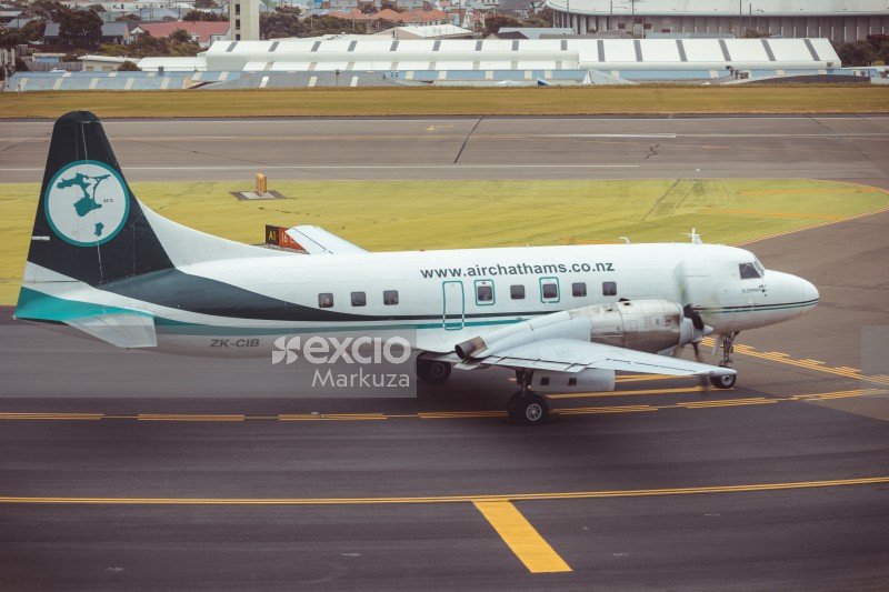 AIR Chathams twin-propeller plane