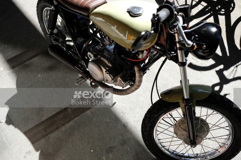 Motorcycle Closeup