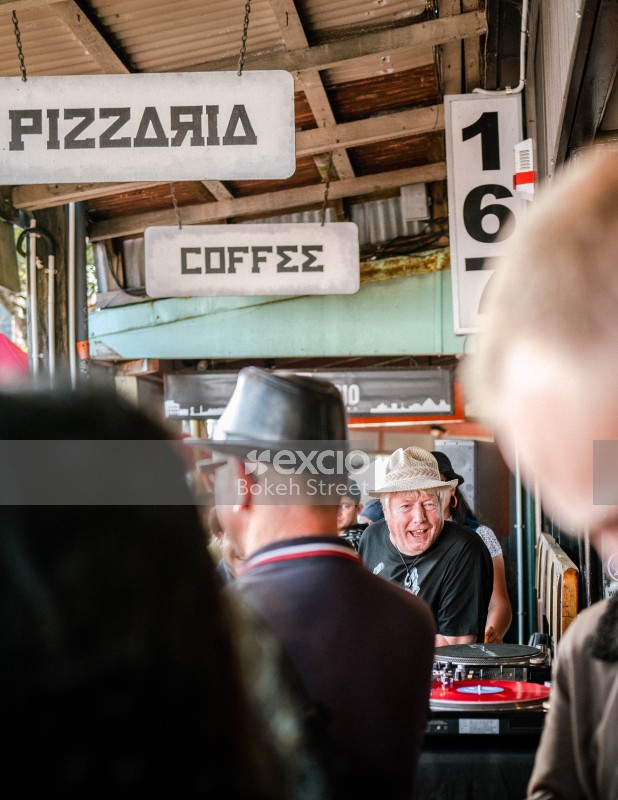Old guy with a hat at Newtown festival 2021