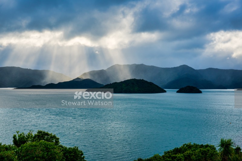 Rays of sunshine over the Sounds