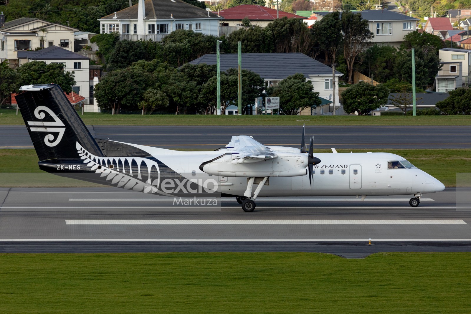 AIR New Zealand aircraft side shot