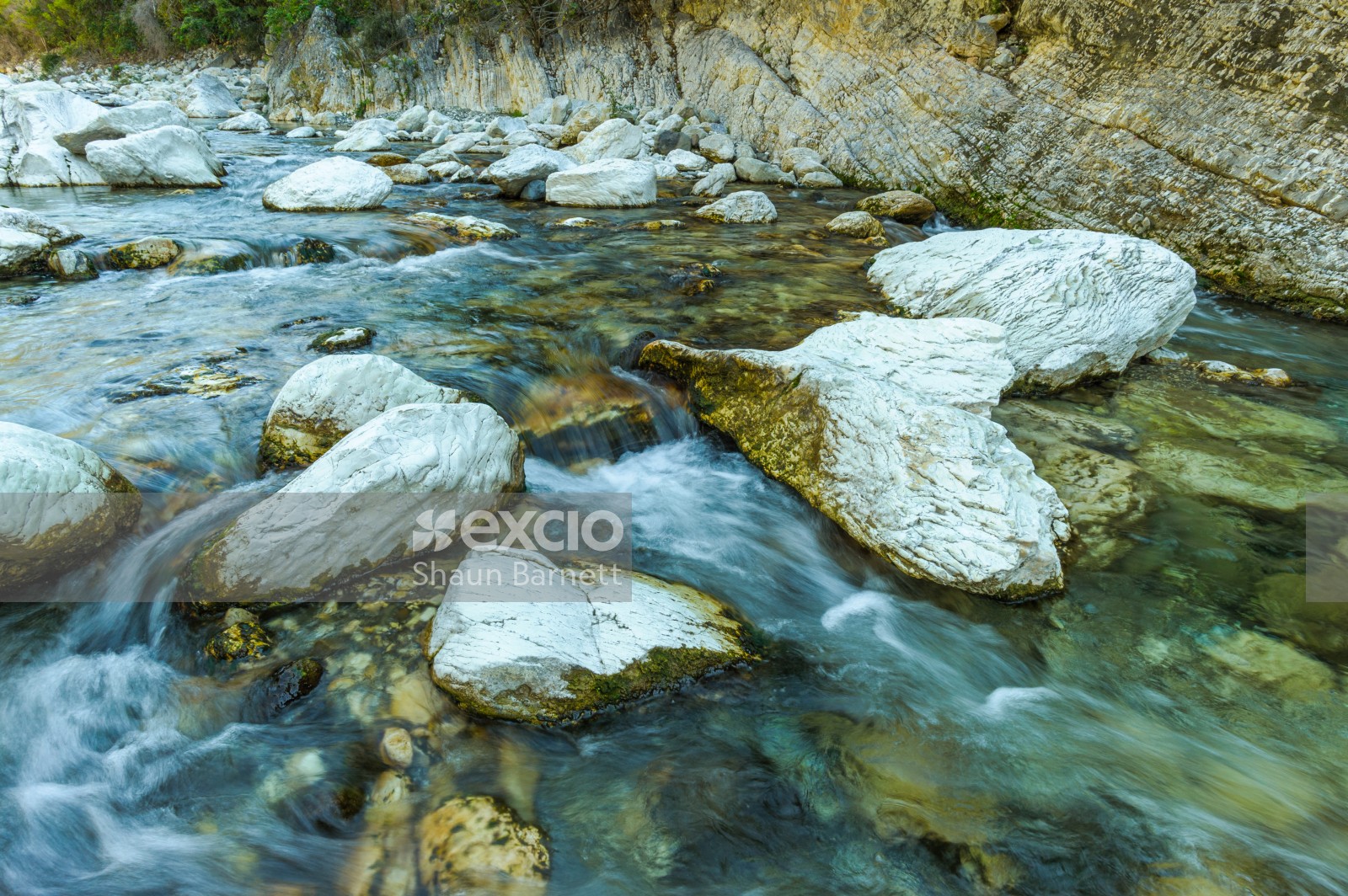  Limestone boulders, Waima River