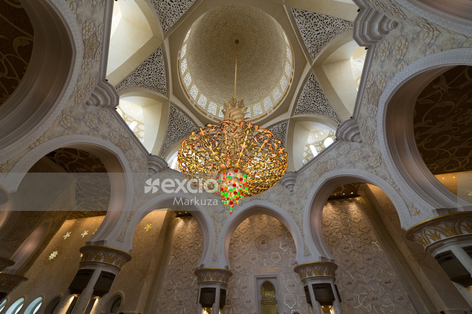 Under the Mosque's dome