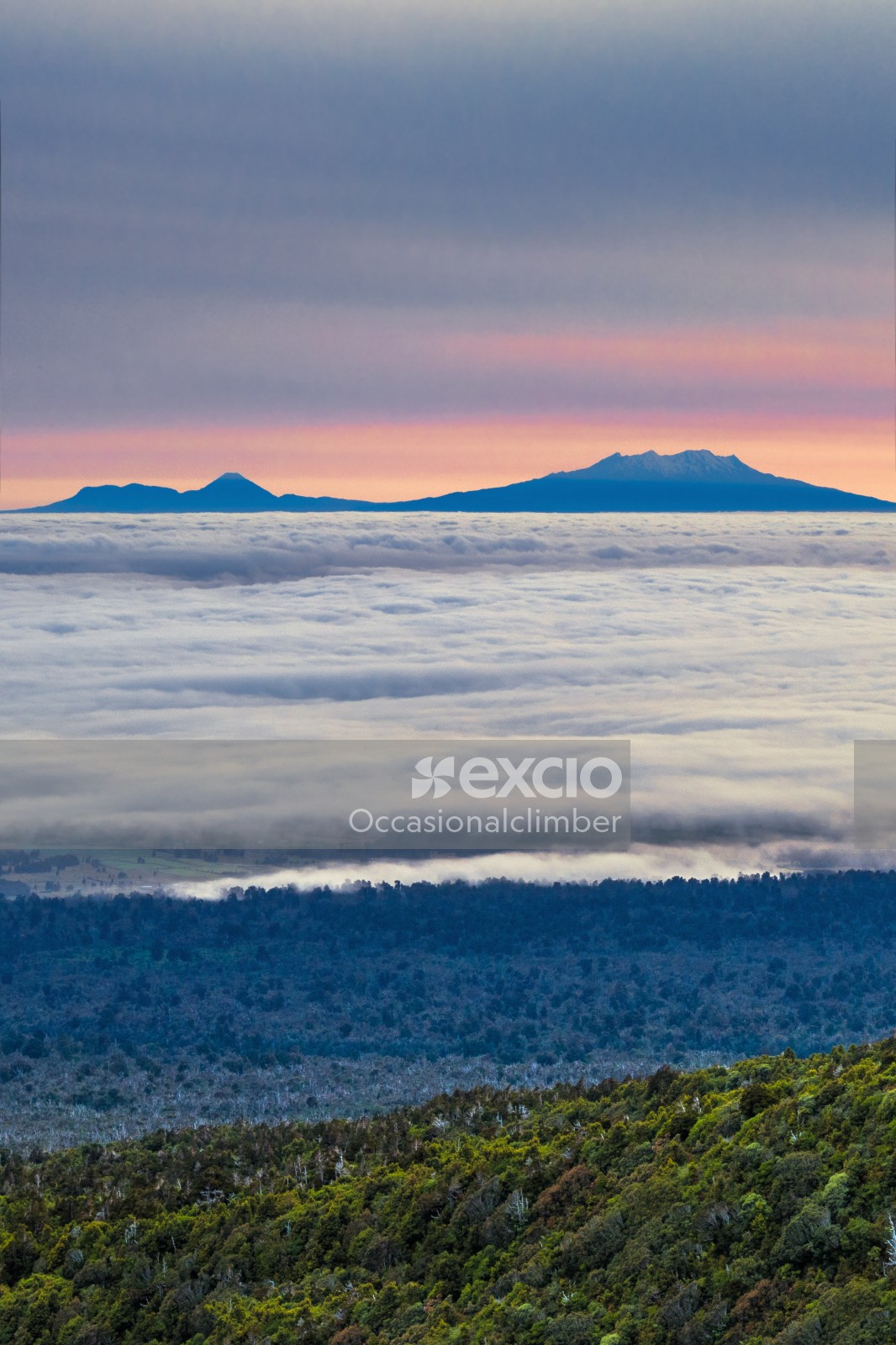 Mounts Tongariro, Ngauruhoe and Ruapehu