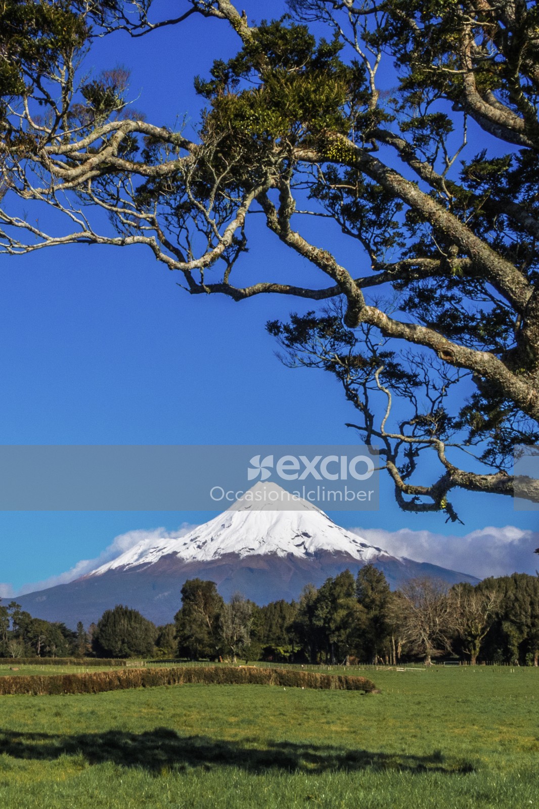 Mount Taranaki from near Stratford