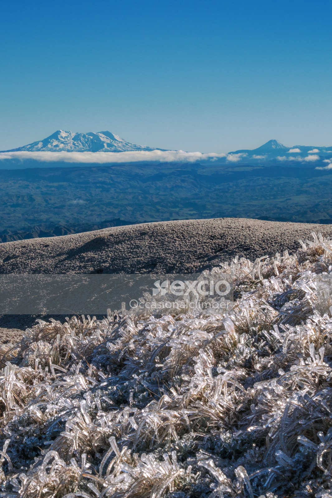 The volcanoes from Maungamahue